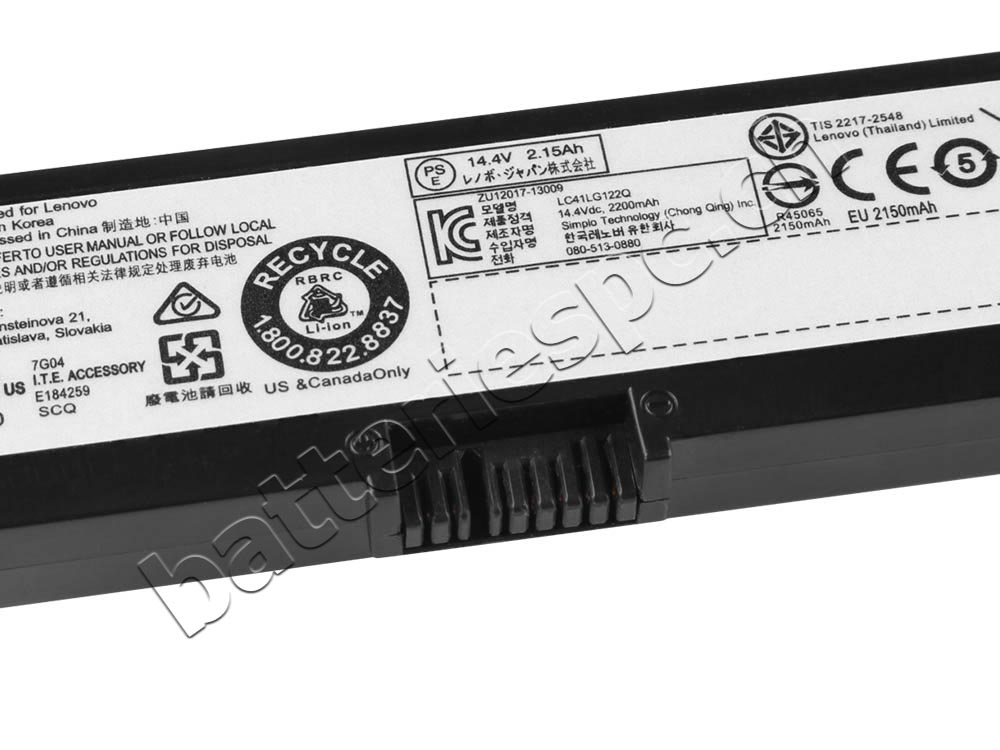 2800mAh Batterie pour Lenovo L12L4E55