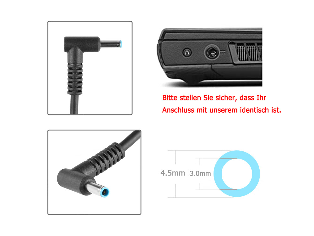 45W JVHX Adaptateur Chargeur Remplacement pour L25296-002 + Cordon