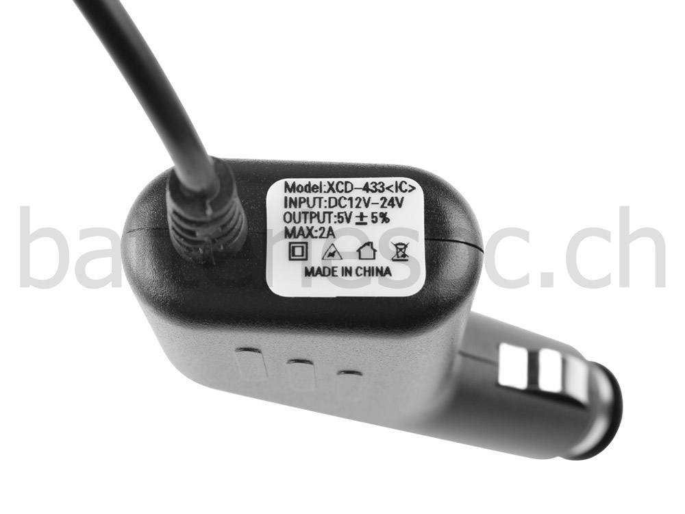 10W Adaptateur Voiture Chargeur Toshiba H000096830