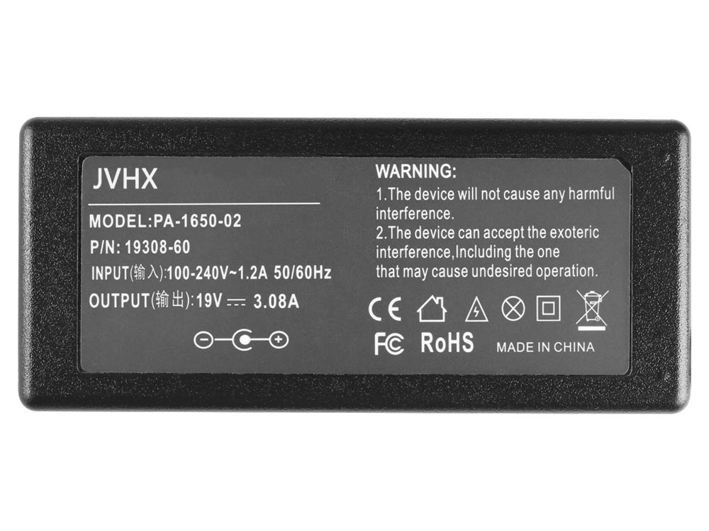 60W JVHX Adaptateur Chargeur Remplacement pour Eee Pad EP121-1A011M + Cordon