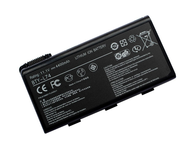 4400mAh Batterie pour MSI 91NMS17LD4SU1 91NMS17LF6SU1