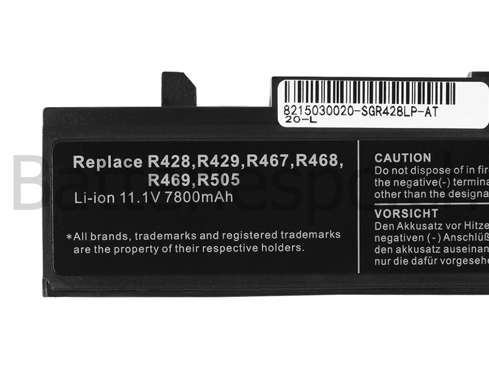 7800mAh Batterie Original pour Samsung NP-P460 NP-P461 NP-P467 NP-P469