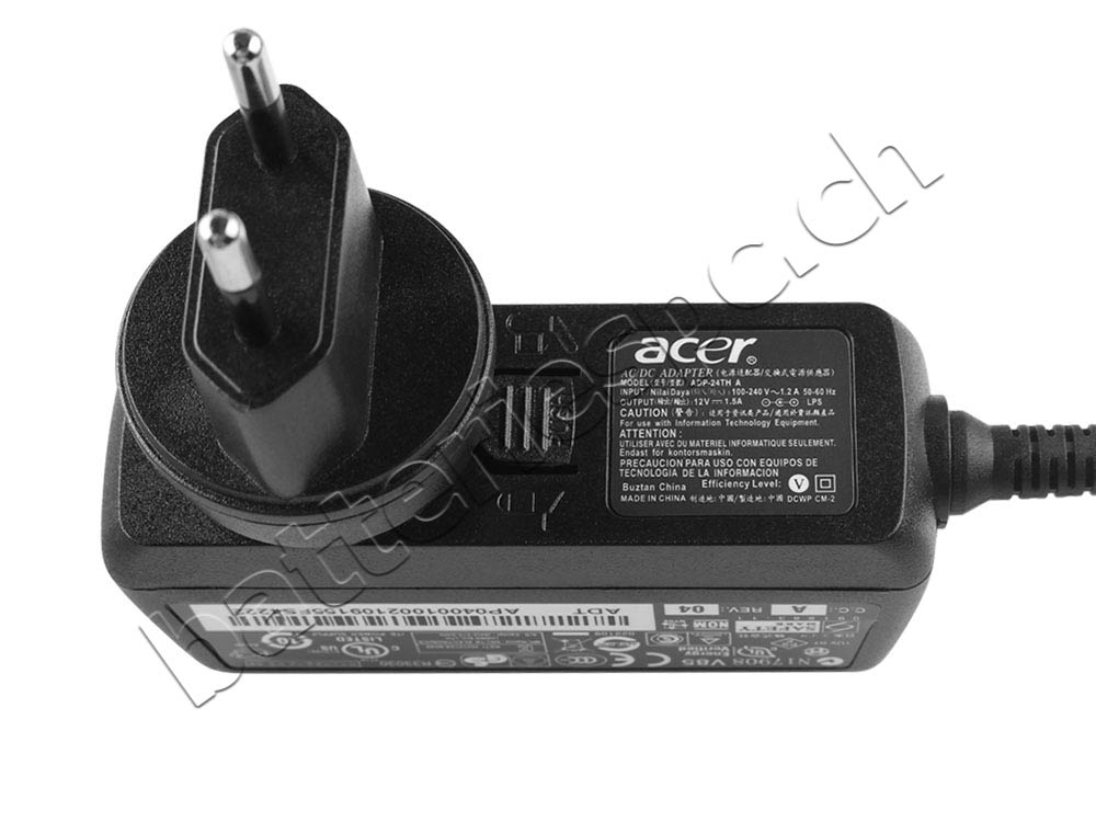 Original 18W AC Adaptateur Chargeur Acer NP.ADT0A.012