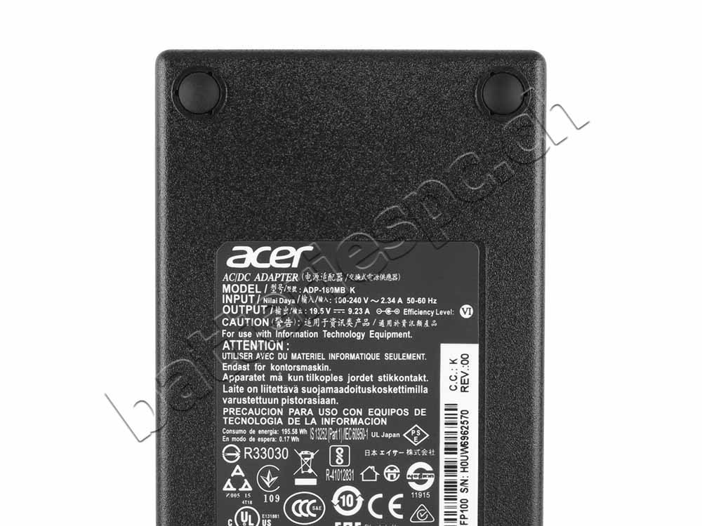 Adaptateur Chargeur Original Acer AK.180AP.020 180W+Cable