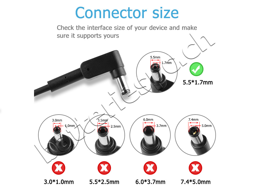 45W AC Adaptateur Chargeur pour Packard Bell EasyNote pour LG71BM-P3JA