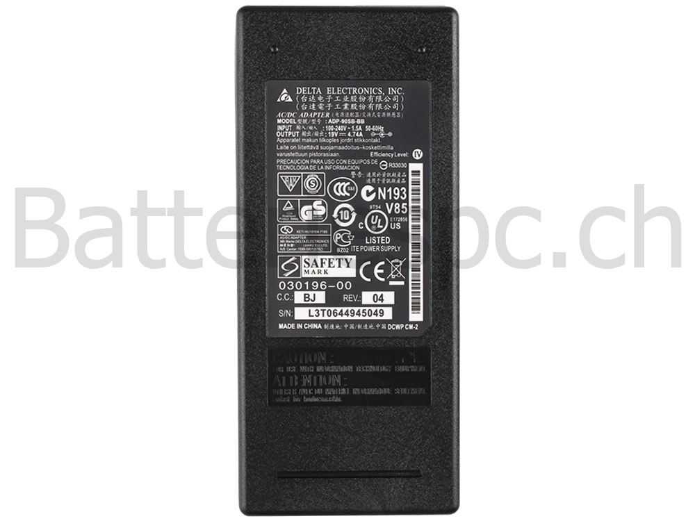 90W Original AC Adaptateur Chargeur pour Acer Aspire 5720Z