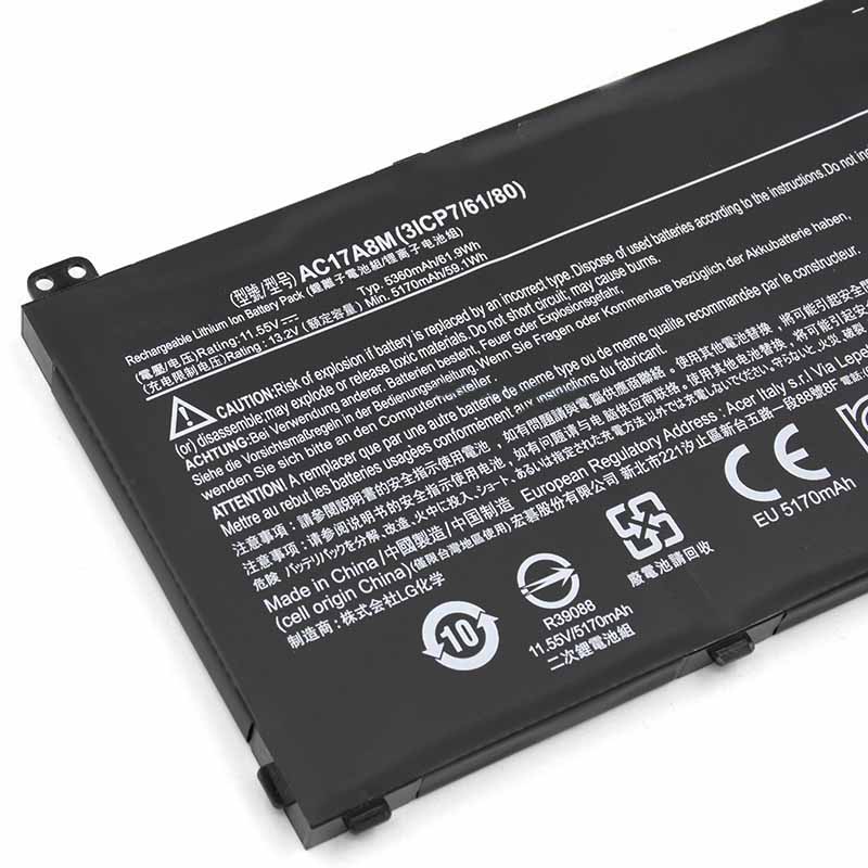 61.9Wh Batterie Acer Spin 3 SP314-52-59XY