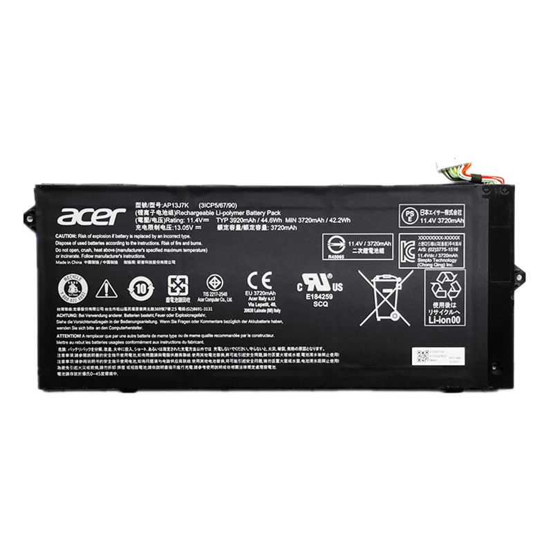 Original 3920mAh 44.6Wh Batterie Acer AP13J7K