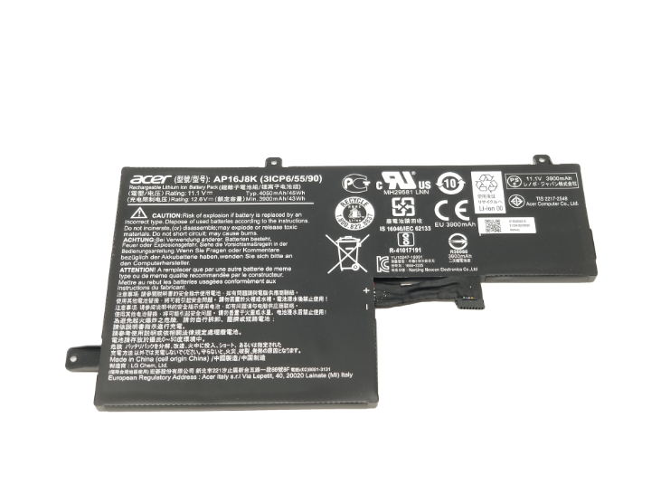 Original 4050mAh 45Wh Batterie Acer Chromebook 11 CB311-7H-C7VA NX.GN3CF.001