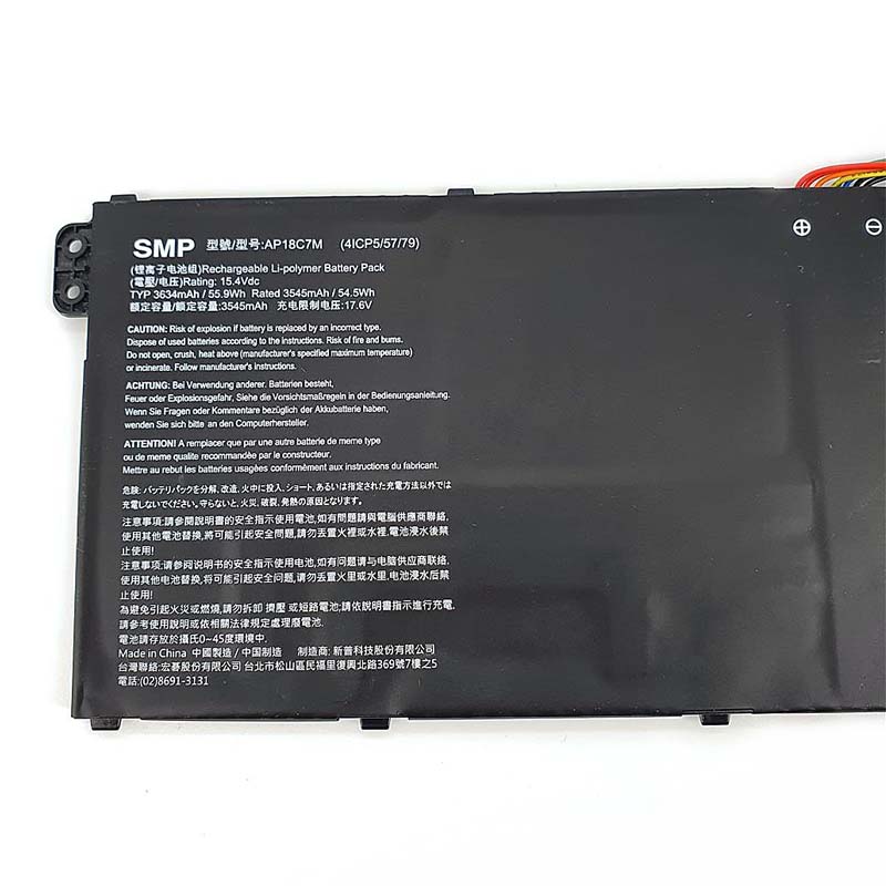 Original 3634mAh 55.9Wh Batterie Acer Swift 5 SF514-54GT-76BR