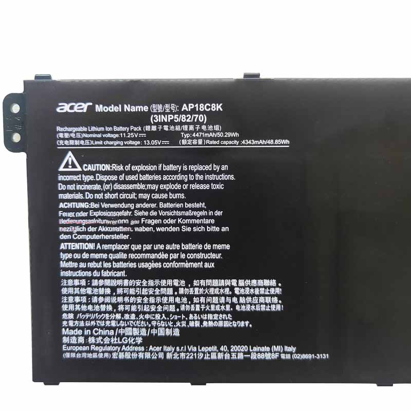 Original 4471mAh 50.29Wh Batterie Acer Aspire 5 A514-54-50A4