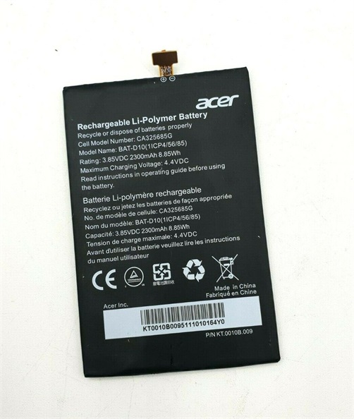 Original 2300mAh 8.85Wh Batterie Acer 1ICP4/56/85