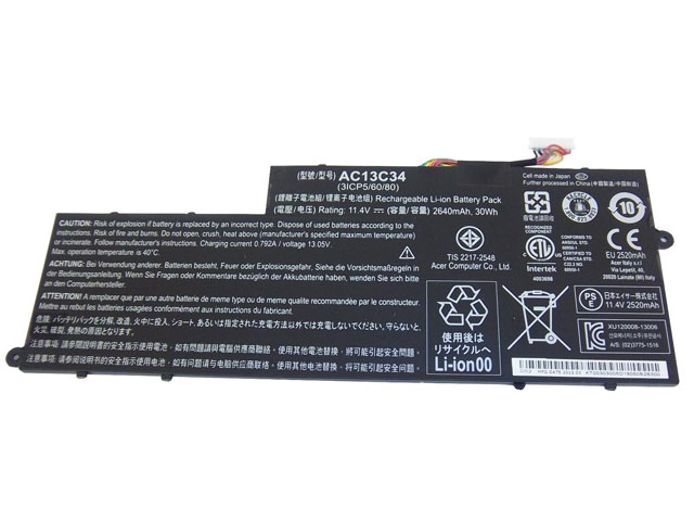 2640mAh Batterie Acer Aspire E3-111-C0WA