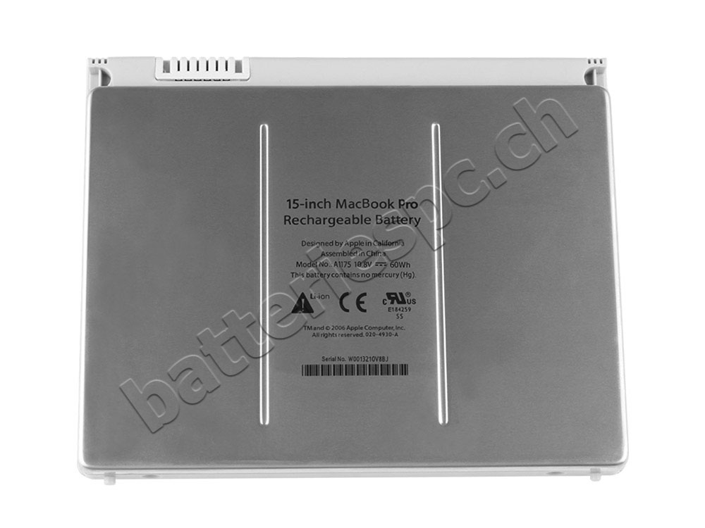 60Wh Batterie Apple MacBook Pro 15 MA601J/A