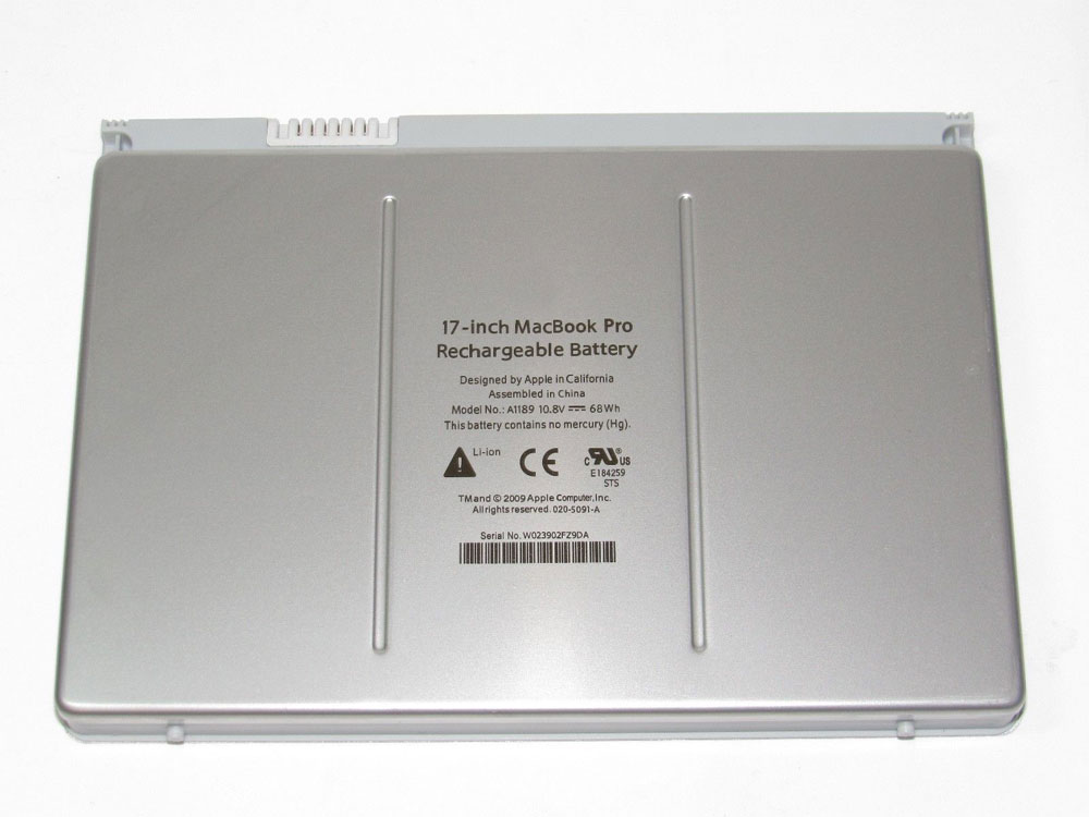 68Wh Batterie Apple MacBook Pro A1189 17"(17-inch)