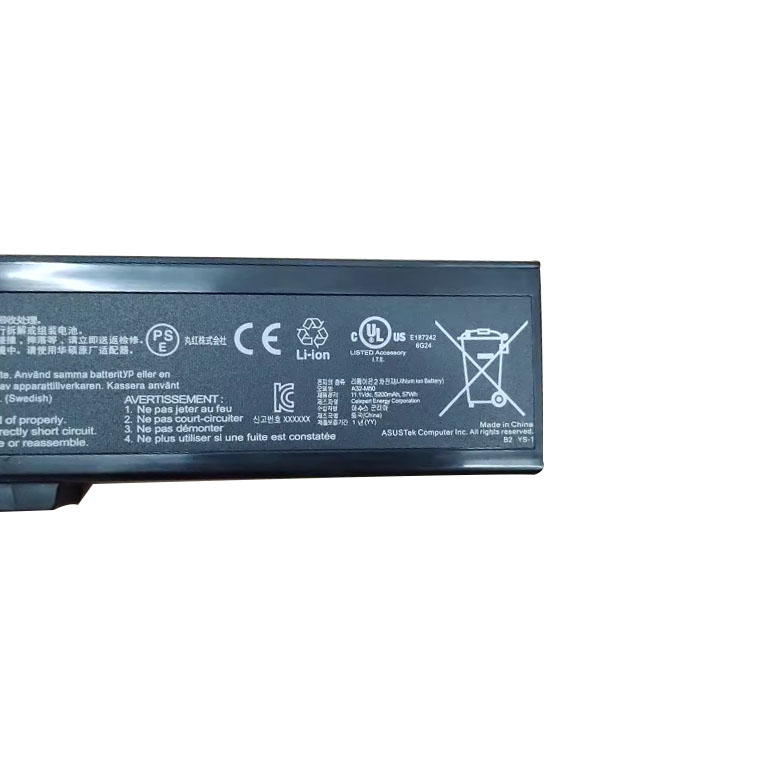 5200mAh 57Wh Batterie Original pour Asus 90-NWF1B2000Y A32-M50 A32-N61