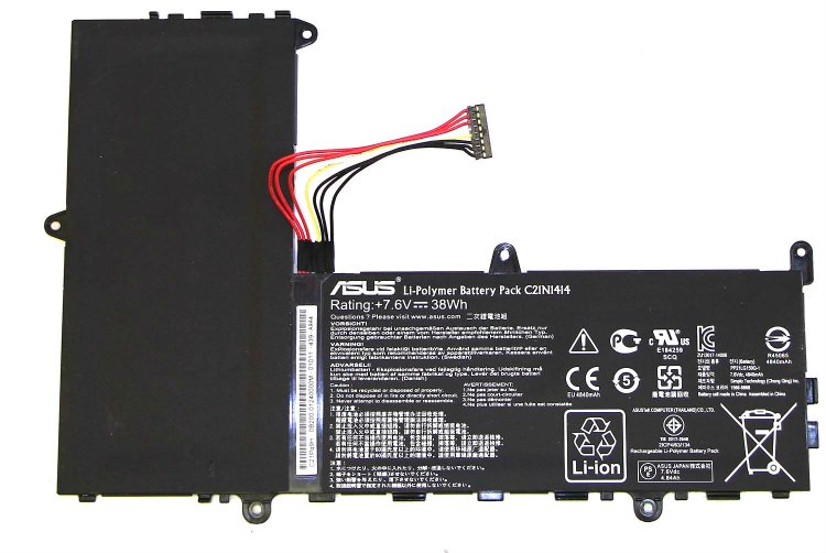 38Wh Batterie Original pour Asus C21N1414 0B200-01240000