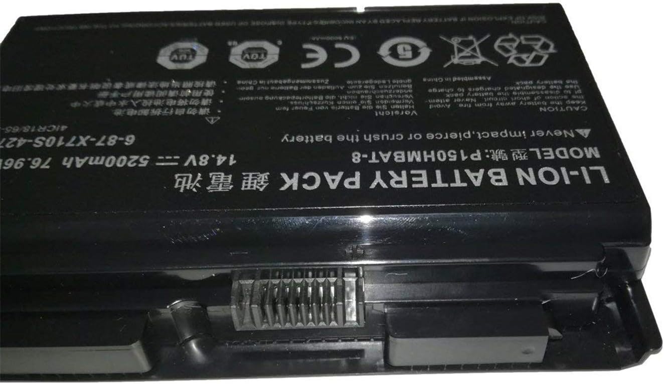 5200mAh Batterie Schenker W703 (P170SM)