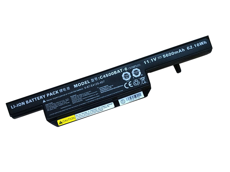 Original 5600mAh 62.16Wh Batterie Clevo 6-87-C480S-4G4B