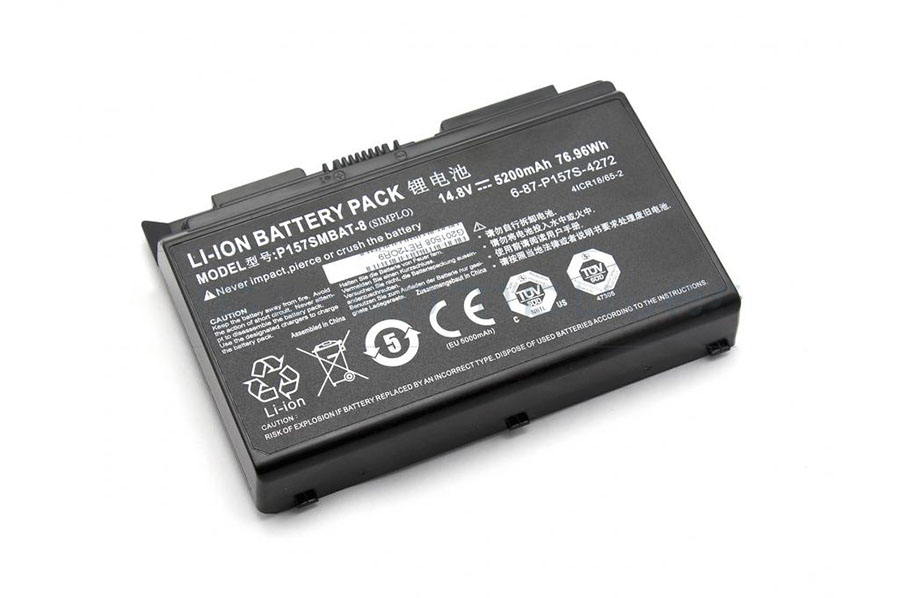 Original 5200mAh 76.96Wh Batterie Clevo 6-87-P157S-427