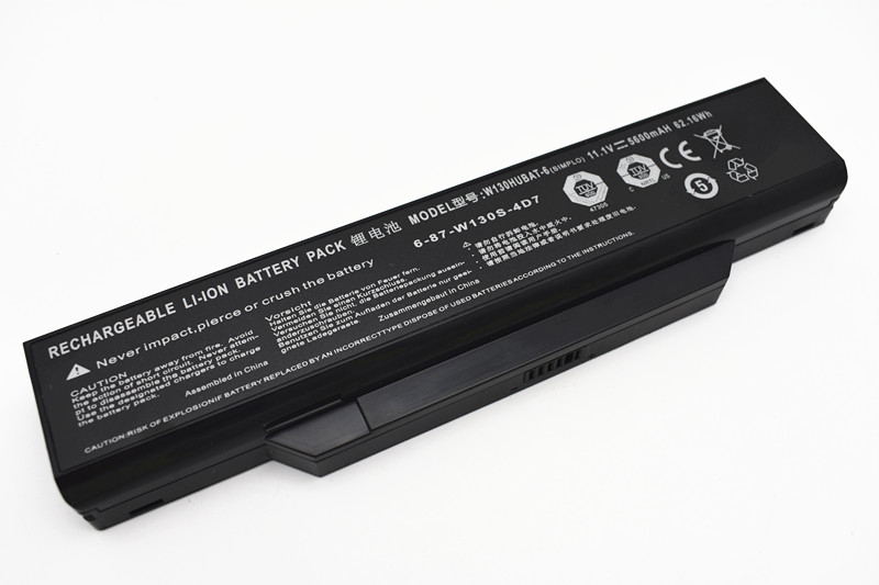 Original 5600mAh 62.16Wh Batterie Clevo 6-87-W130S-4D7