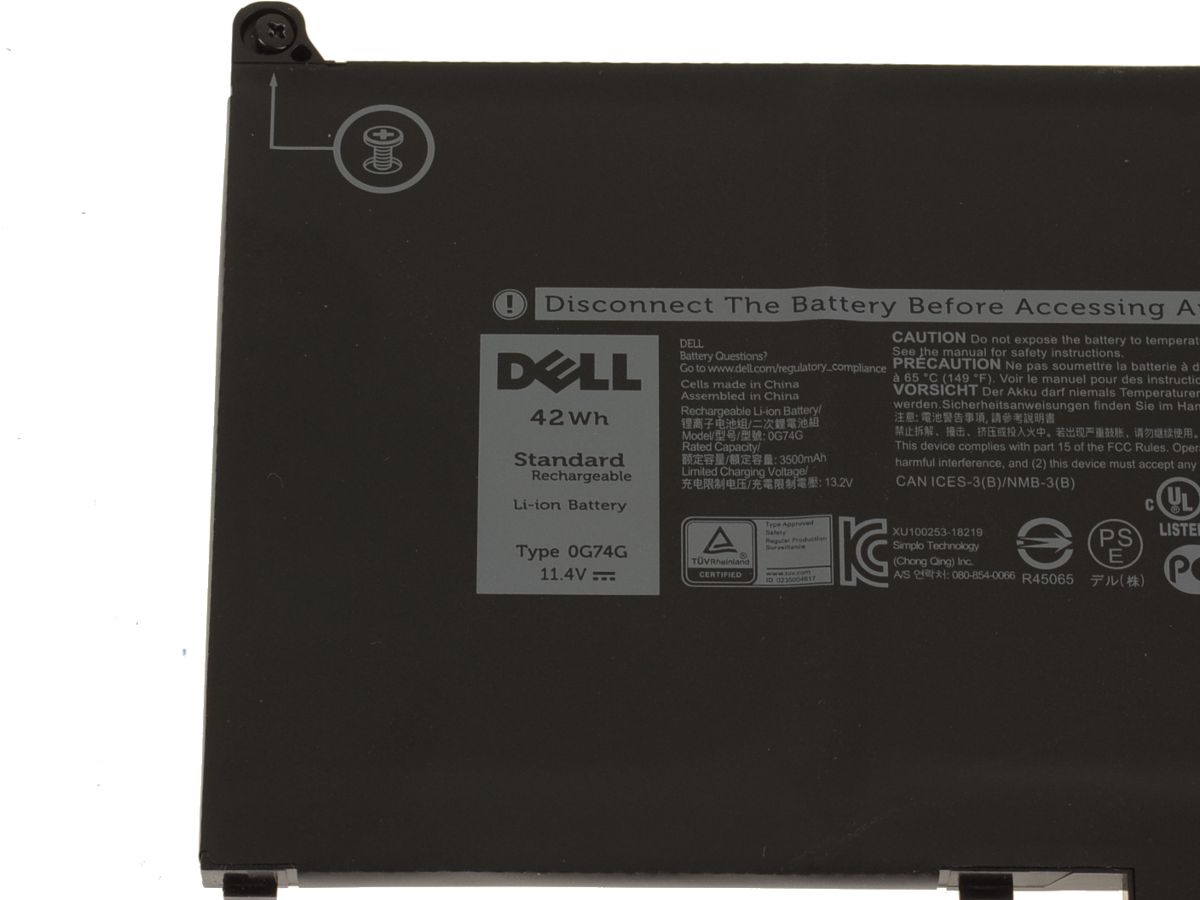 42Wh Batterie Dell Latitude 5300 2-in-1 P96G001