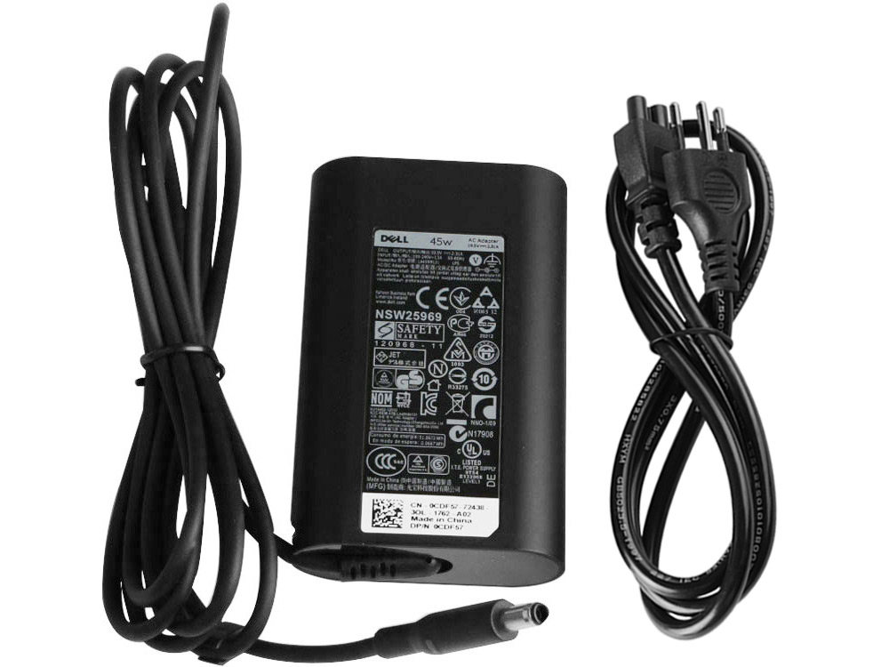 45W Dell Inspiron 11 3164 P24T Original AC Adaptateur Chargeur