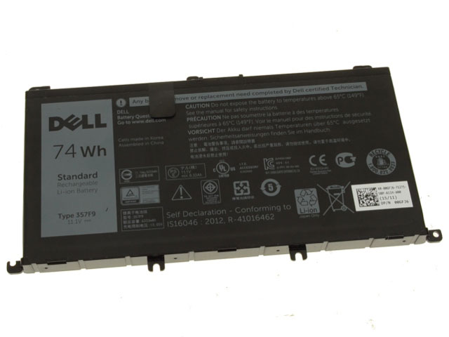 Original 74Wh 6400mAh Batterie Dell Inspiron 15 5576 P57F004