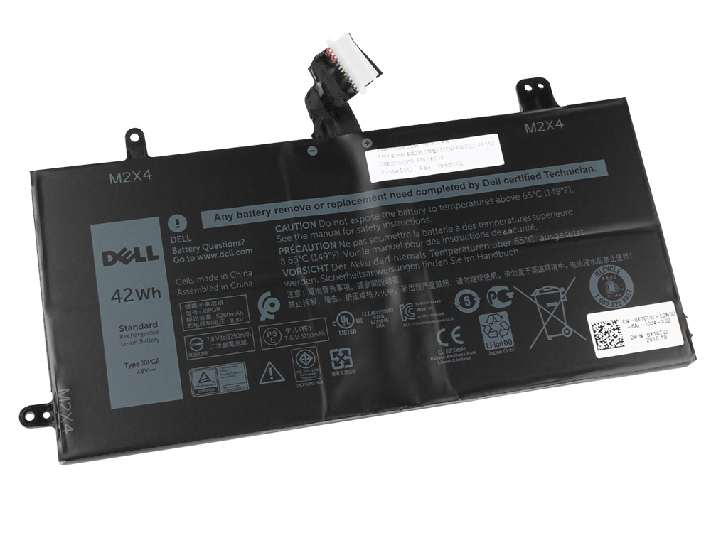 Original 42Wh Batterie Dell J0PGR 0J0PGR X16TW FTH6F