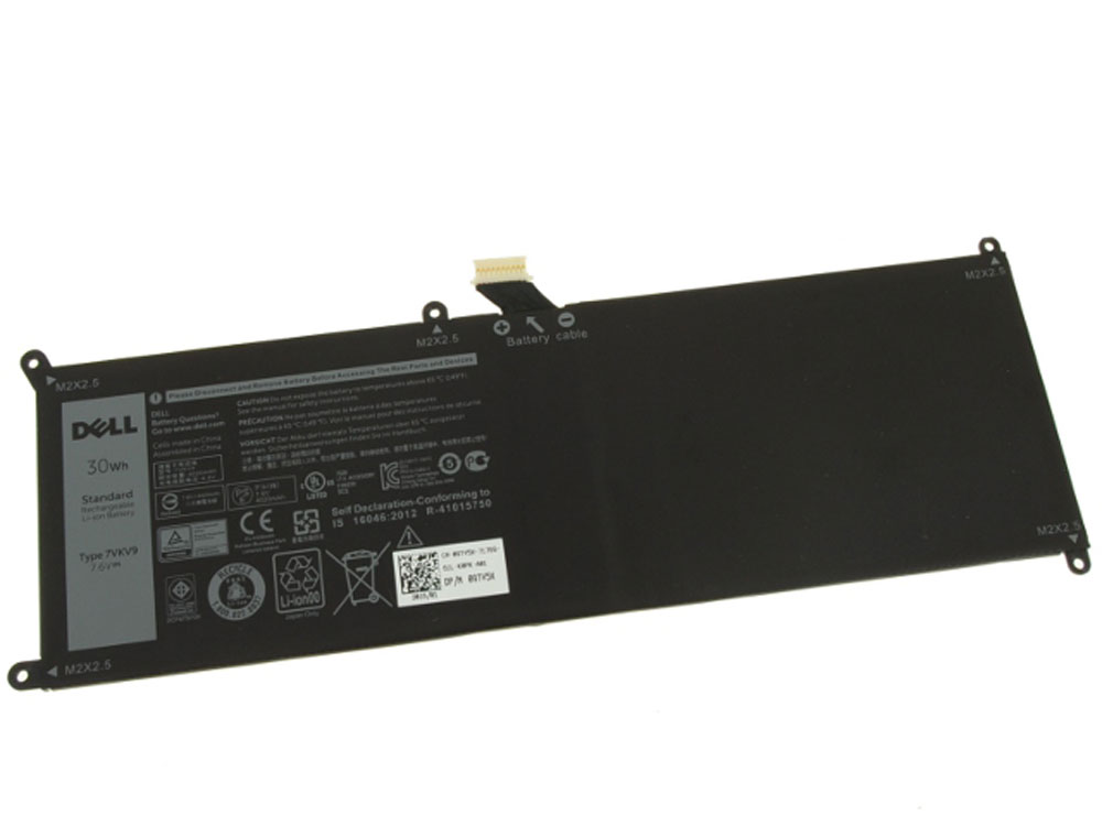 30Wh Original Batterie Dell 7VKV9 07VKV9