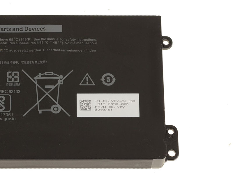 7890mAh 90Wh Batterie Dell KJYFY