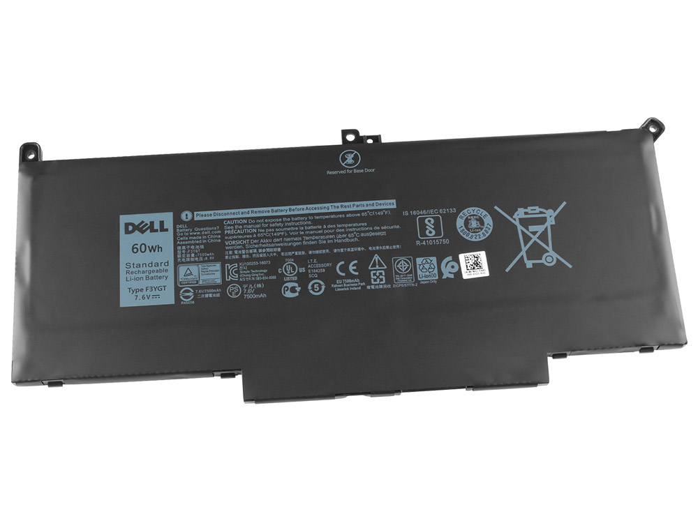 7500mAh 60Wh Original Batterie Dell F3YGT 0F3YGT 2X39G