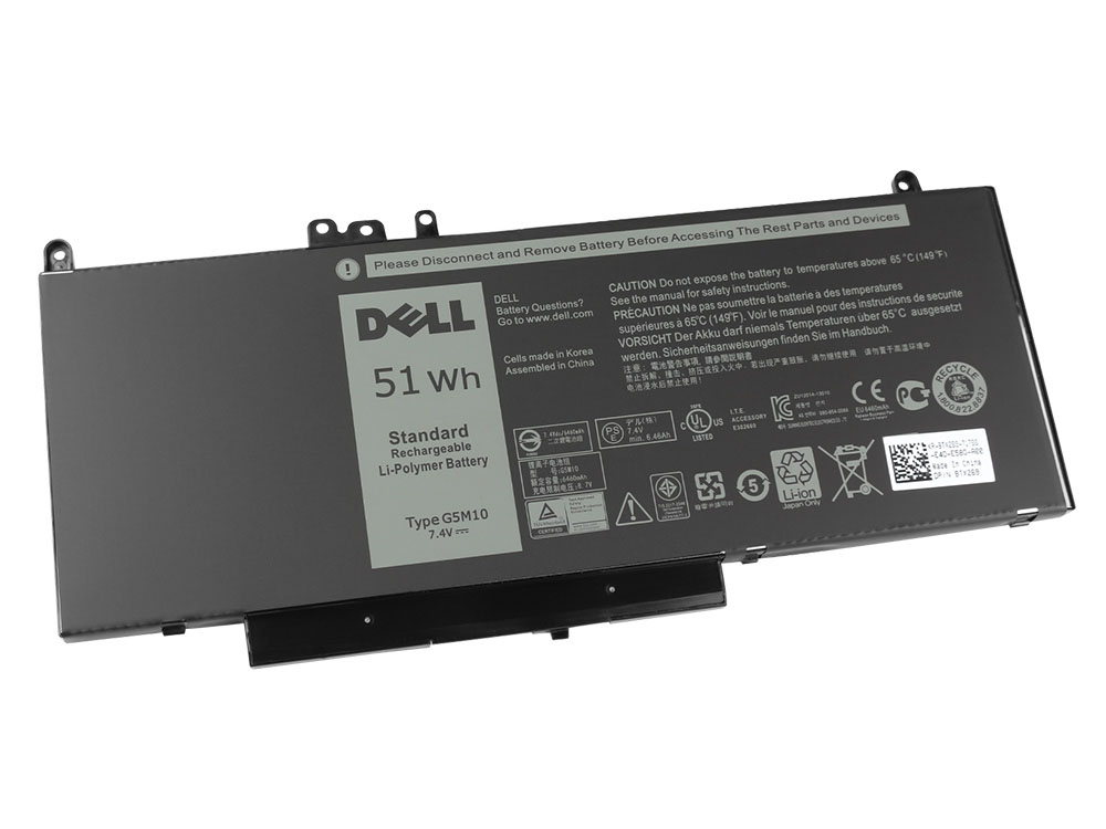 Original 51Wh Batterie Dell F5WW5 K9GVN R9XM9 YM3TC