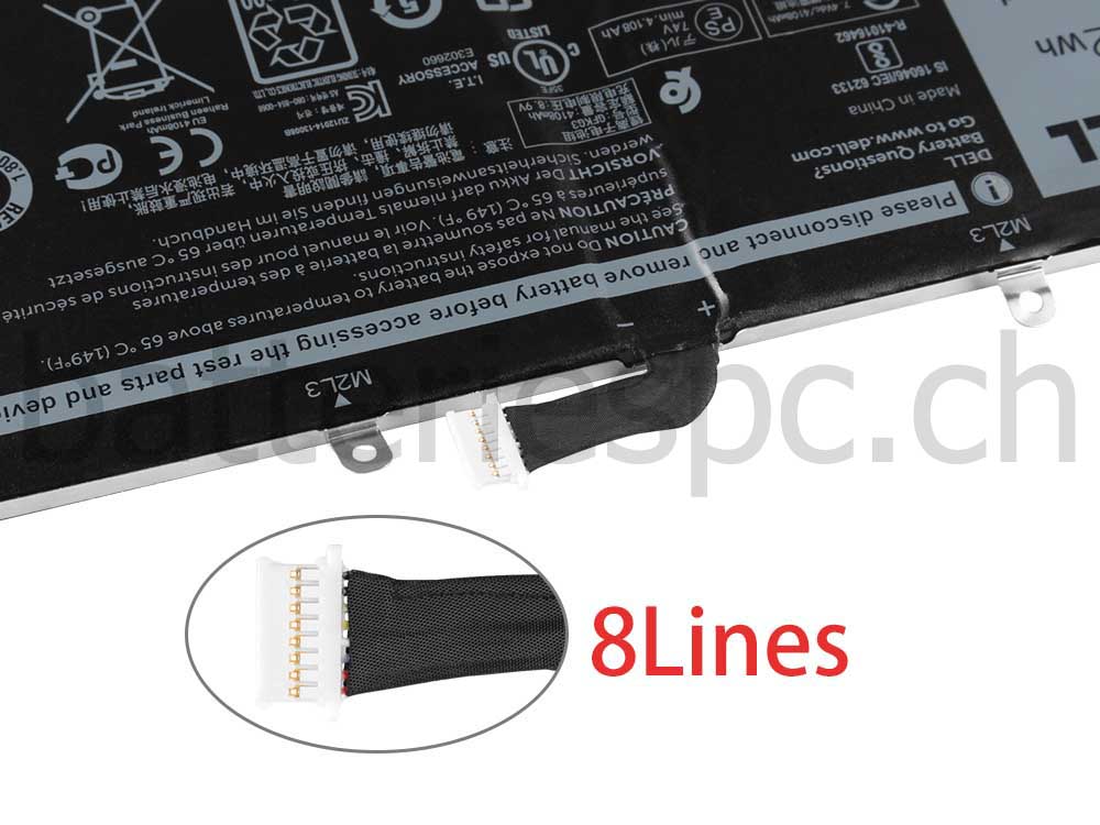 Original 32Wh Batterie Dell GFKG3 0GFKG3 WH96V VN25R