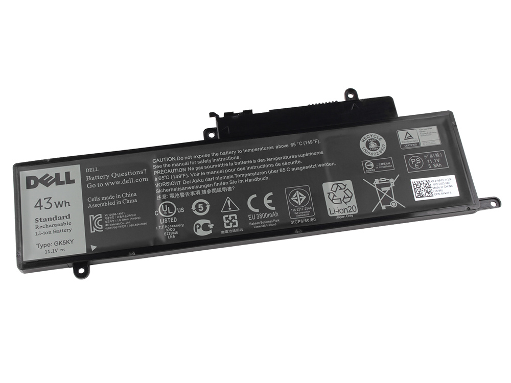 Original 43Wh Dell GK5KY Batterie