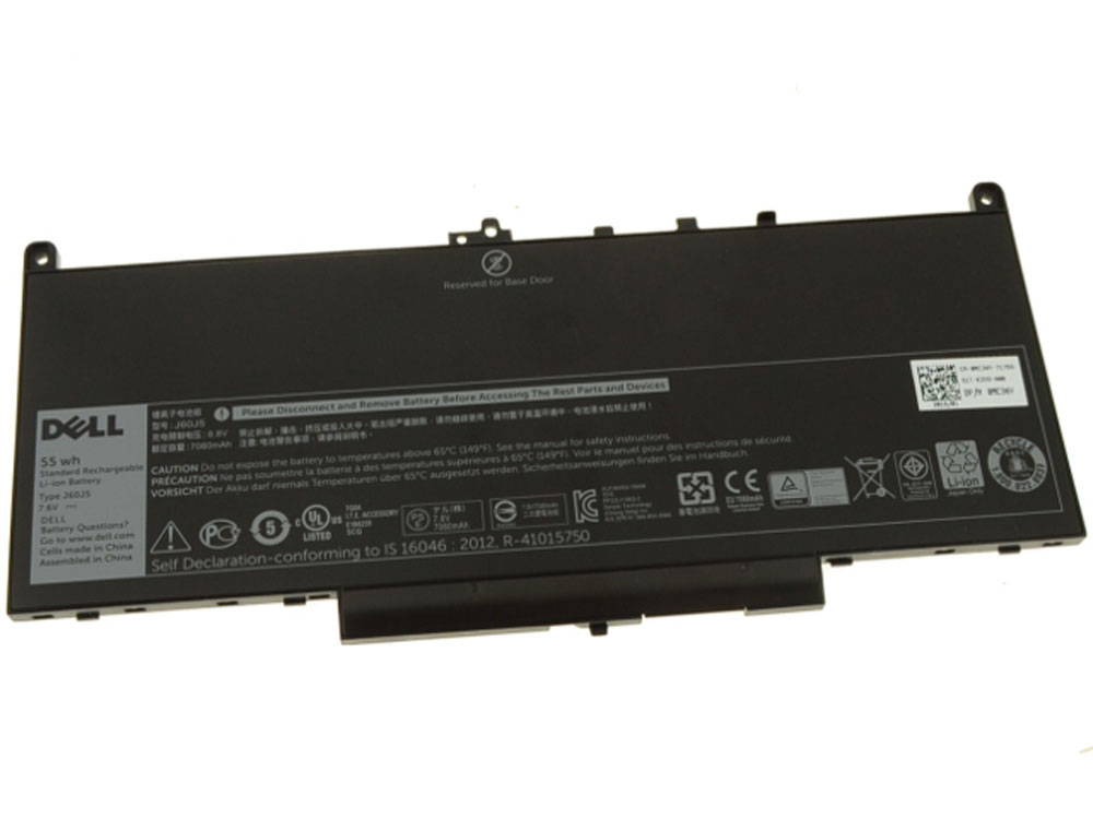 55Wh Original Batterie Dell 0J60J5 J60J5 NJJ2H