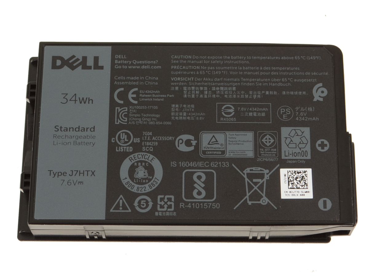 Original 4342mAh 34Wh Batterie Dell 451-BCDH