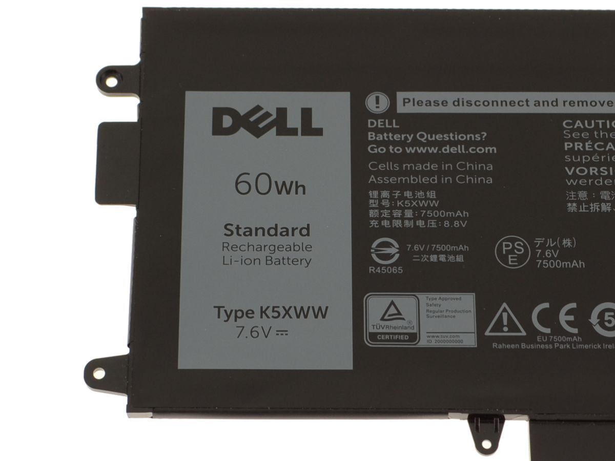 60Wh Batterie Dell K5XWW