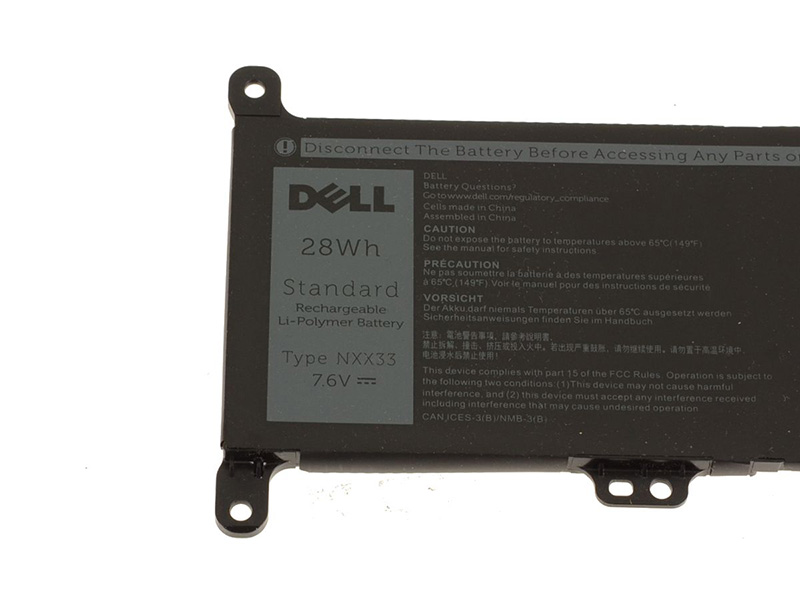 3500mAh 28Wh Batterie Dell Inspiron 3195 2-in-1