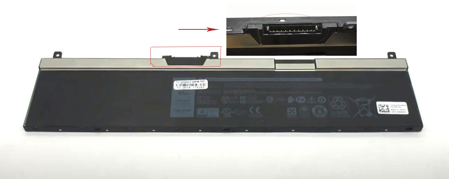 97Wh Batterie Dell P74F001