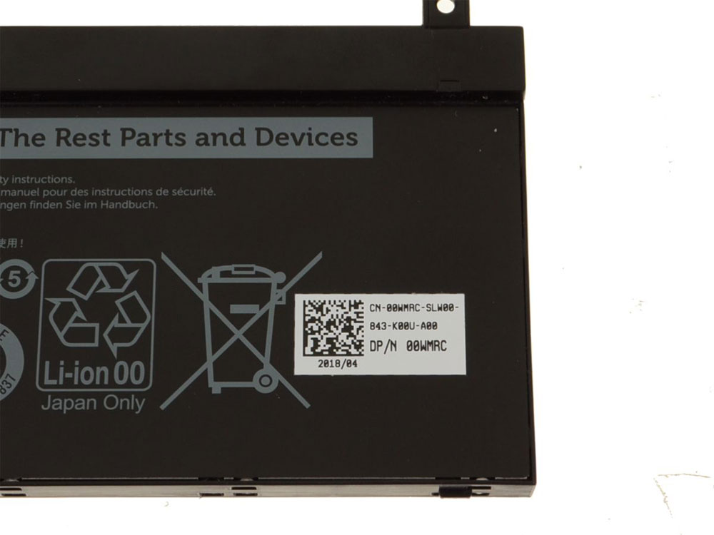 Original 97Wh 6-Cellules Batterie Dell Precision 7530-X59YX