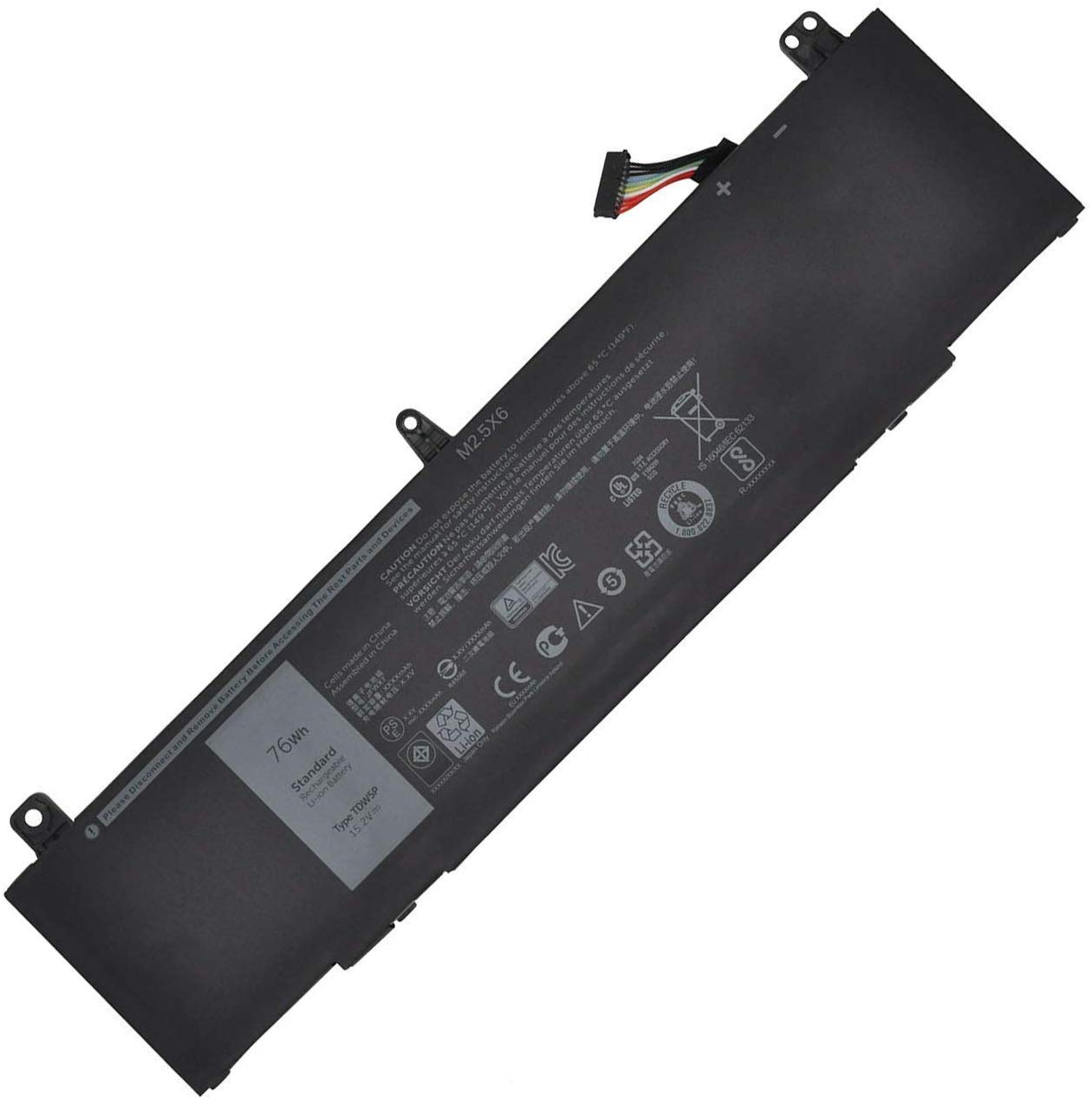 Original 5000mAh 76Wh Batterie Dell Alienware 13 ALW13C-D2838