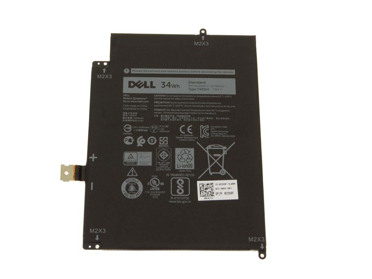 Original 4250mAh 34Wh Batterie Dell 0C668F