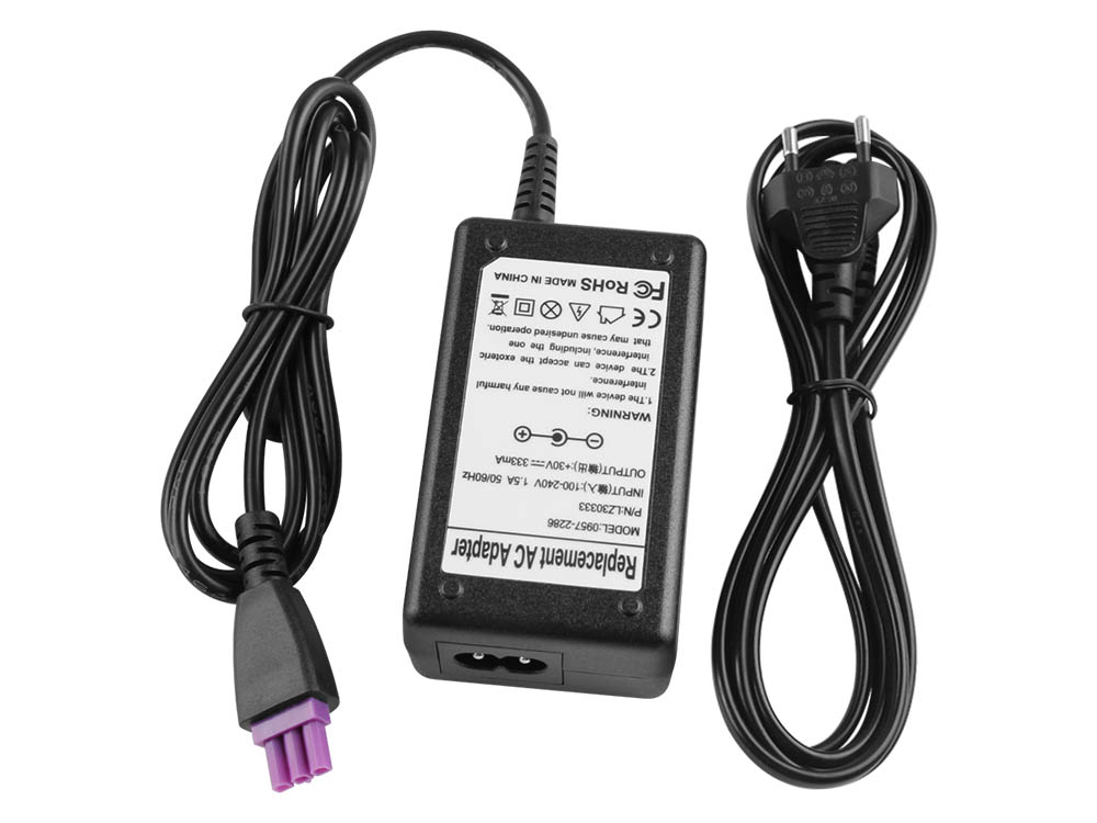 Original AC Adaptateur Chargeur pour HP Deskjet 3050 All-In-One Printer
