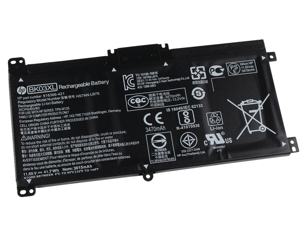 41.7Wh Original Batterie HP 916366-541 916811-855