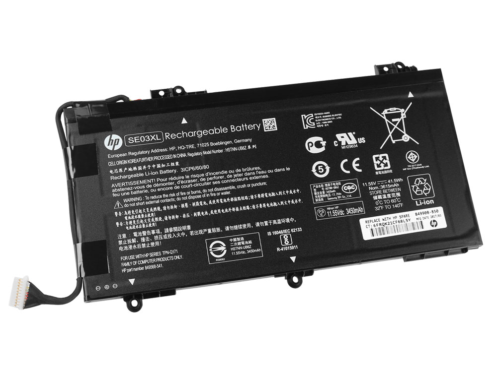 41.5Wh Original Batterie HP 849568-421 849908-850 849988-850