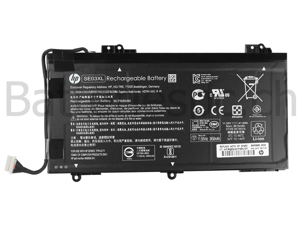 41.5Wh Original Batterie HP Pavilion 14-al000nia 14-al019na