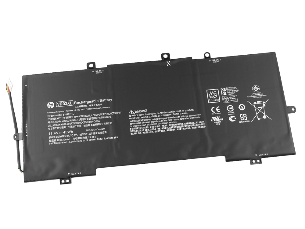 3950mAh 45Wh Batterie HP 816238-850