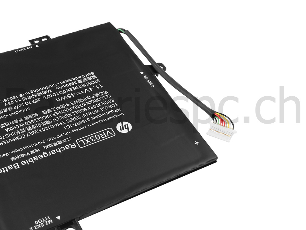 3950mAh 45Wh Batterie HP 816238-850