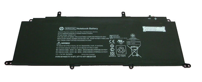 32Wh Batterie Original pour HP 725497-1C1 725607-001 WR03XL HSTN-IB5J